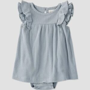 NWT Little Planet by Carter's Organic Baby Girls' Bodysuit - Gray Newborn
